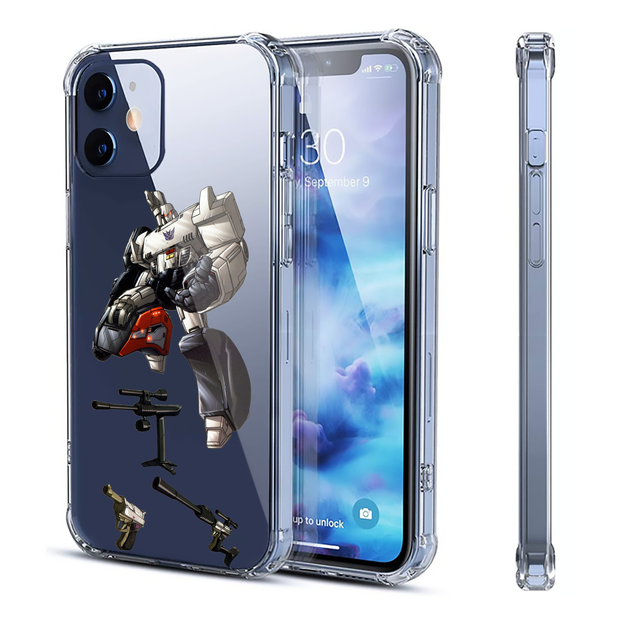 （画像用）  【iPhone 12シリーズ対応】透明スマホケース（クリアソフトケース）